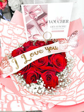 Load image into Gallery viewer, Roses and a gift card for Dolly Mix Beauty Studio
