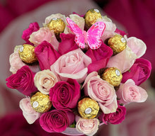 Load image into Gallery viewer, Round boxes with flowers
