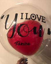 Load image into Gallery viewer, I love you or v- day balloon

