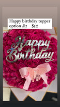 Load image into Gallery viewer, Happy birthday topper

