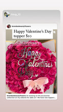 Load image into Gallery viewer, Love you topper
